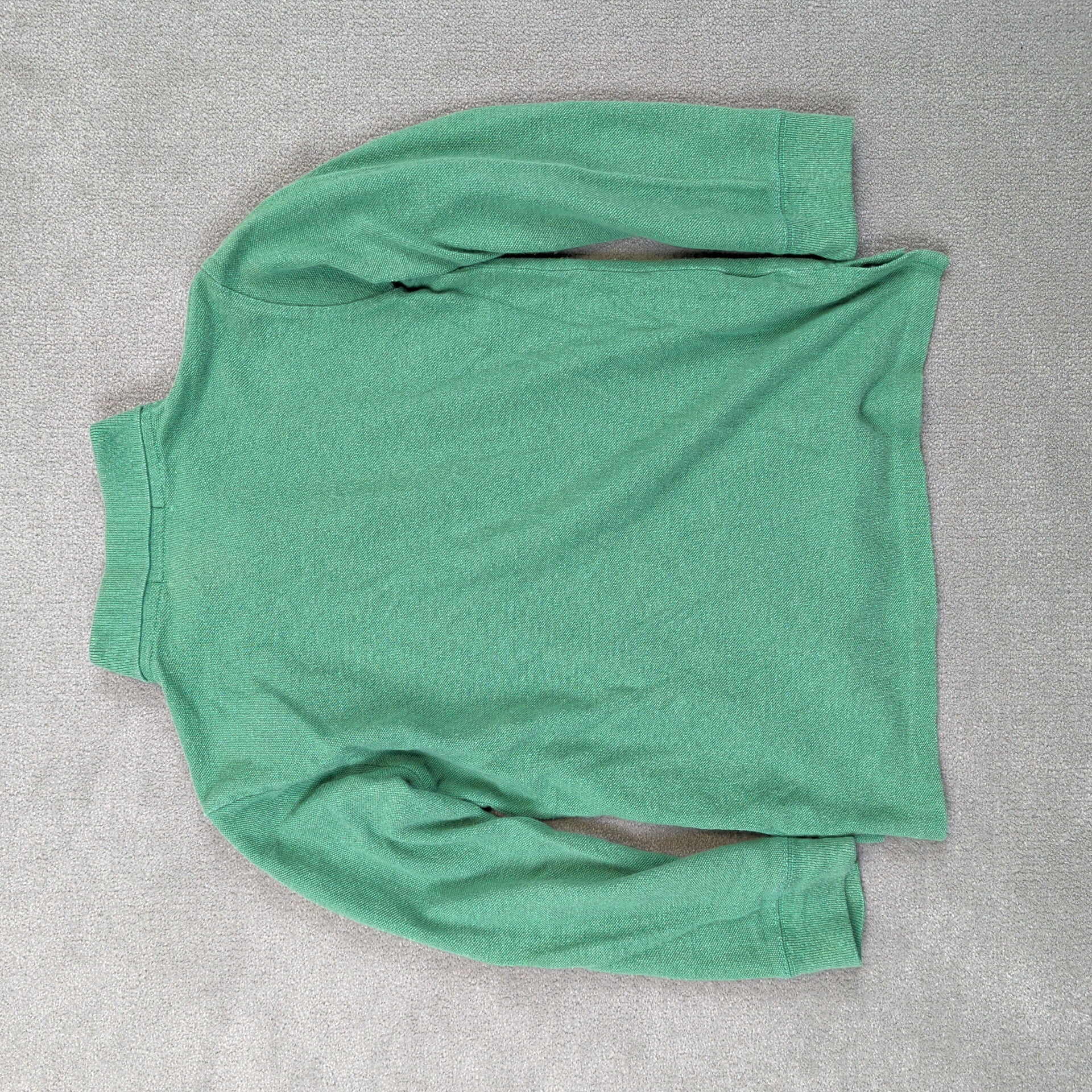 Polo Ralph Lauren Kids Long Sleeve Shirt 6 Green Cotton Classic Style Y2K 90s — photo 5